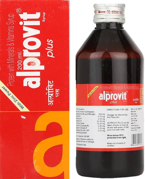 Alprovit Plus Bottle Of 200ml Syrup