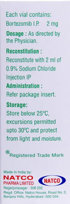 Bortenat 2mg Dry Vial Of 1 Powder For Injection
