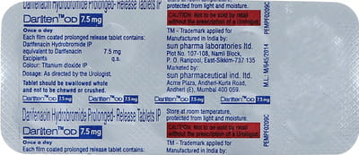 Dariten Od 7.5mg Strip Of 10 Tablets