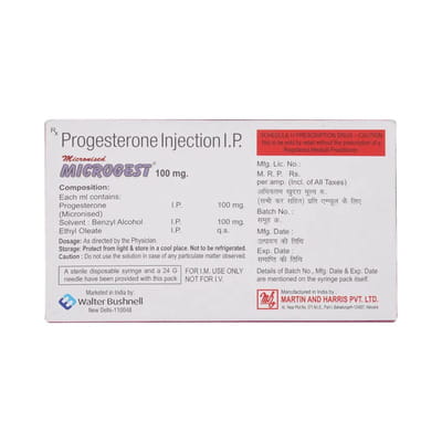 Microgest 100mg Ampoule Of 1ml Injection