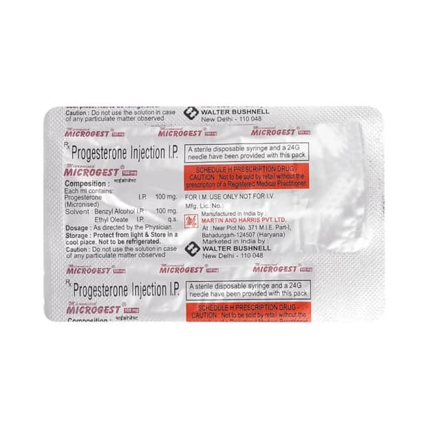 Microgest 100mg Ampoule Of 1ml Injection