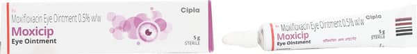 Moxicip 0.5% Tube Of 5gm Eye Ointment