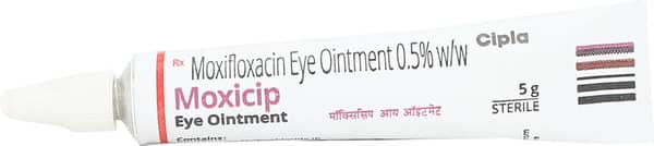 Moxicip 0.5% Tube Of 5gm Eye Ointment