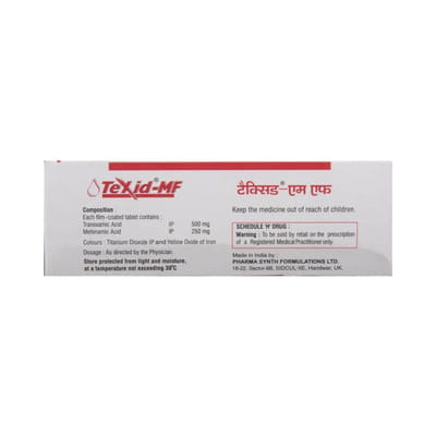 Texid Mf Strip Of 10 Tablets