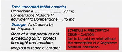 Vertigil Strip Of 6 Tablets