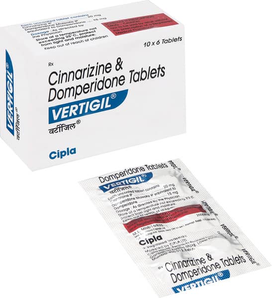 Vertigil Strip Of 6 Tablets
