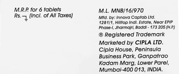 Vertigil Strip Of 6 Tablets