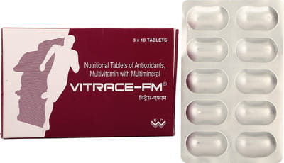 Vitrace Fm Strip Of 10 Tablets
