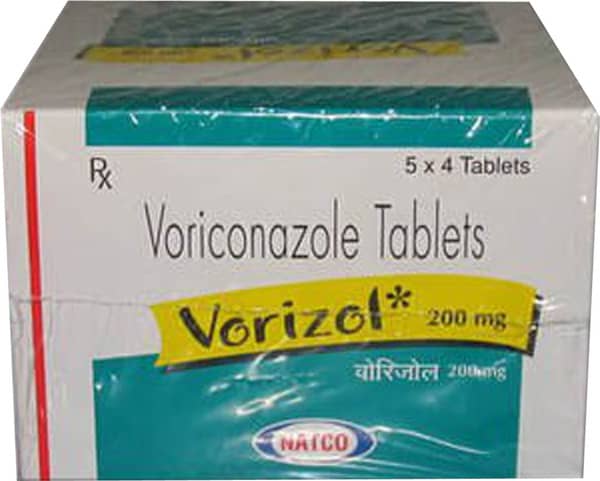 Vorizol 200mg Strip Of 4 Tablets