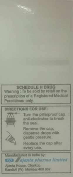 Zaha Bottle Of 3ml Eye Drops