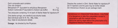 Zaxter 1gm Dry Vial Of 1 Powder For Injection