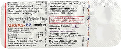 Orvas Ez 10mg Strip Of 10 Tablets
