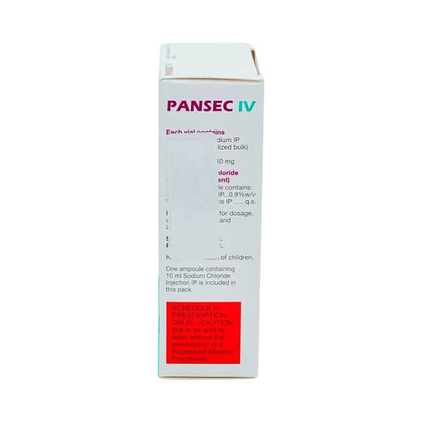 Pansec Iv 40mg Dry Vial Of 1 Powder For Injection