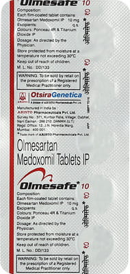 Olmesafe 10mg Strip Of 10 Tablets