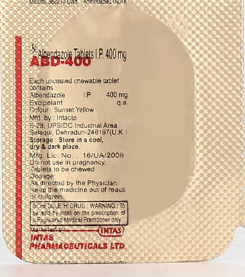 Abd 400mg Strip Of 1 Tablet