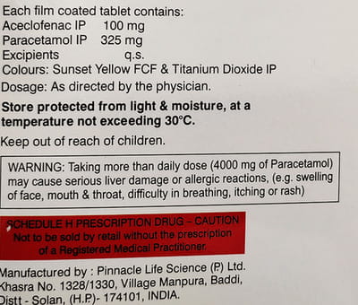 Acemiz Plus Strip Of 10 Tablets