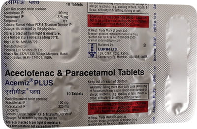 Acemiz Plus Strip Of 10 Tablets