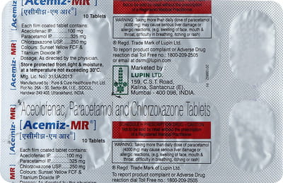 Acemiz Mr Strip Of 10 Tablets
