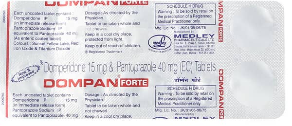 Dompan Forte Strip Of 10 Tablets