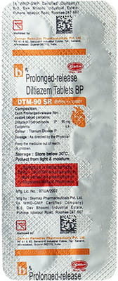 Dtm Sr 90mg Strip Of 10 Tablets
