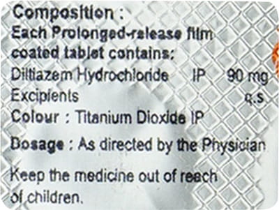 Dtm Sr 90mg Strip Of 10 Tablets