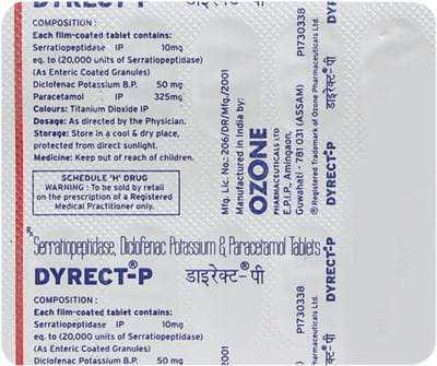 Dyrect P Strip Of 10 Tablets