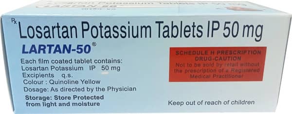 Lartan 50Mg Strip Of 10 Tablets