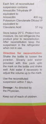 Clavam Forte Bottle Of 30ml Dry Syrup