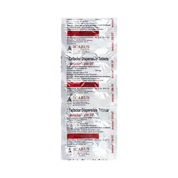 Articlor Dt 250Mg Strip Of 10 Tablets