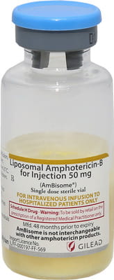 Ambisome 50mg Vial Of 0.05gm Powder For Infusion