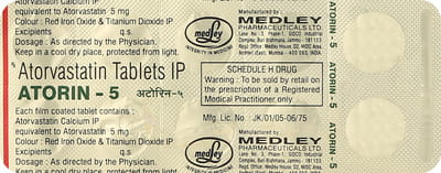 Atorin 5mg Strip Of 10 Tablets