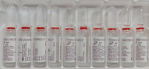 Bett Ampoule Of 0.5ml Suspension For Vaccine