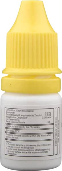 Bimat T Bottle Of 3ml Eye Drops