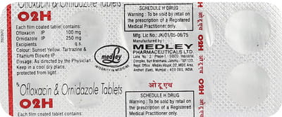 O2 H Strip Of 10 Tablets