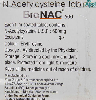 Bronac 600mg Strip Of 10 Tablets