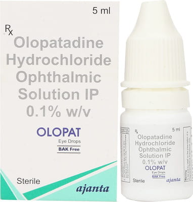 Olopat 0.1% Bottle Of 5ml Eye Drops