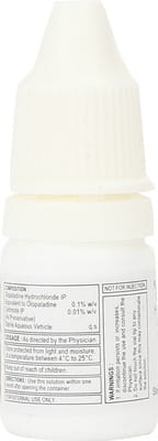 Olopat 0.1% Bottle Of 5ml Eye Drops