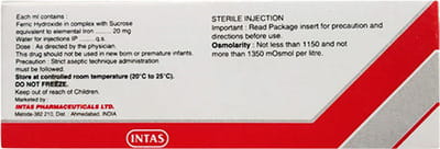 Fe 10 Ampoule Of 5ml Injection