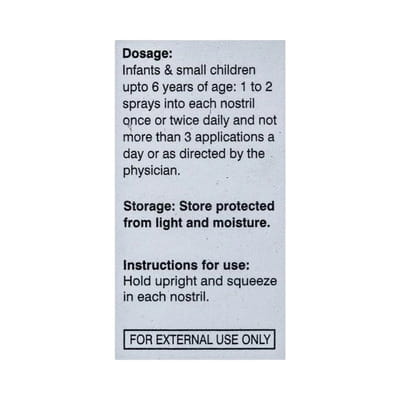 Orinase Paediatric Bottle Of 10ml Nasal Spray