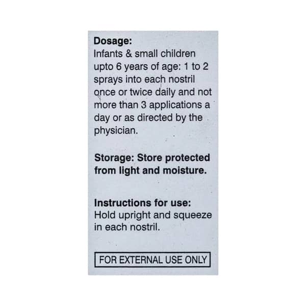 Orinase Paediatric Bottle Of 10ml Nasal Spray