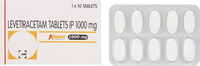 Keppra 1gm Strip Of 10 Tablets