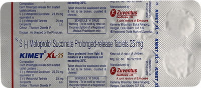 Kimet Xl 25mg Strip Of 10 Tablets