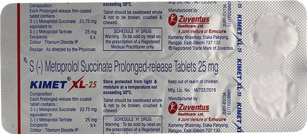 Kimet Xl 25mg Strip Of 10 Tablets