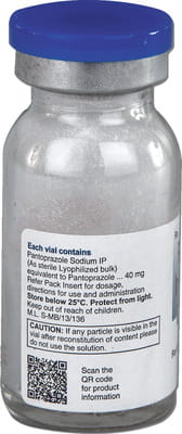Pantosec 40mg Dry Vial Of 1 Powder For Injection
