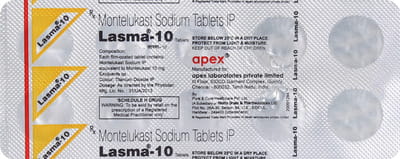 Lasma 10mg Strip Of 10 Tablets