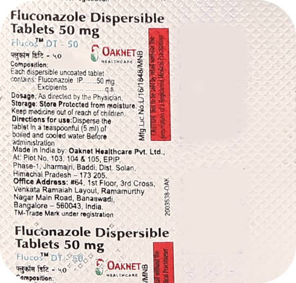 Flucos Dt 50mg Strip Of 4 Tablets