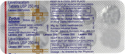 Levexx 250mg Strip Of 10 Tablets