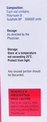 Poly B 500000iu Dry Vial Of 1 Powder For Injection