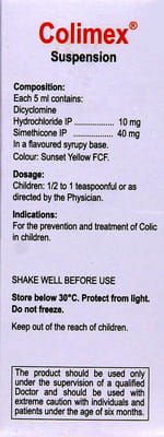 Colimex Bottle Of 30ml Suspension