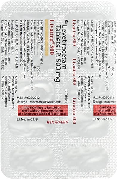 Livatira 500mg Strip Of 10 Tablets
